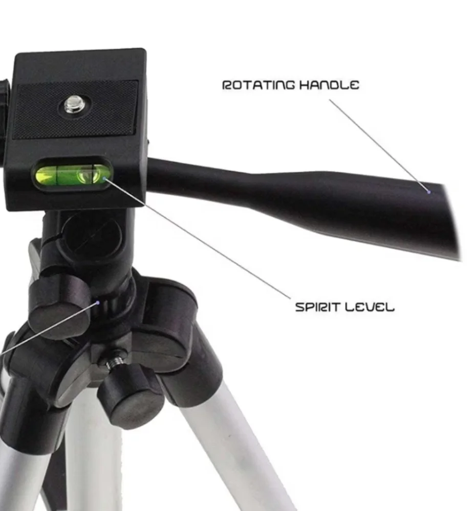 Lightweight Aluminum Camera Tripod